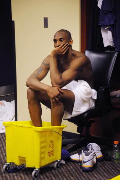 Kobe Bryant Abs. Kobe Bryant shirtless locker